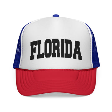 Florida Retro Collegiate Style Trucker Hat