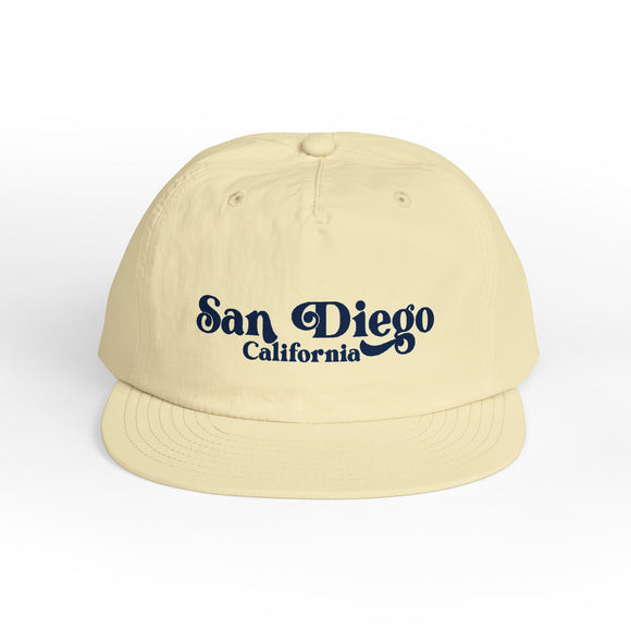 San Diego, California Retro Surf Cap