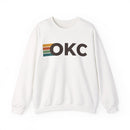 Oklahoma City, Oklahoma OKC Retro Stripe Sweatshirt-1