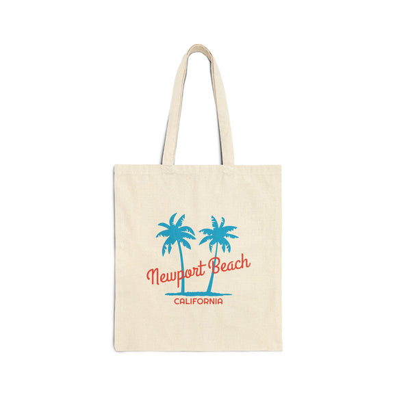 Newport Beach, California, Cotton Canvas Newport Beach Tote Bag