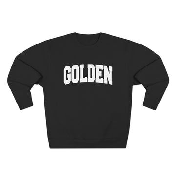 Buy black Premium Golden, Colorado Retro Graphic Sweatshirt