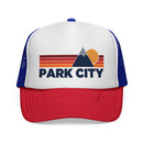 Park City, Utah Retro Mountains Trucker Hat - Vintage Style Park City Cap-1