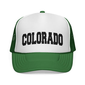 Buy green Colorado Retro Collegiate Style Trucker Hat