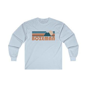 Bozeman, Montana Long Sleeve Shirt - Retro Unisex Bozeman Long Sleeve Tee