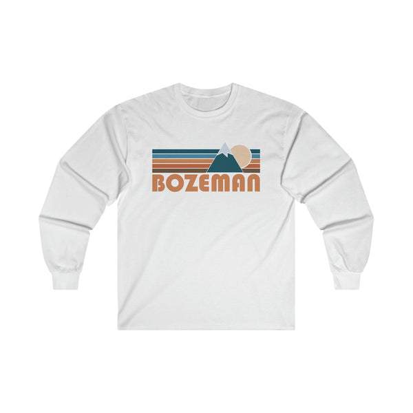 Bozeman, Montana Long Sleeve Shirt - Retro Unisex Bozeman Long Sleeve Tee