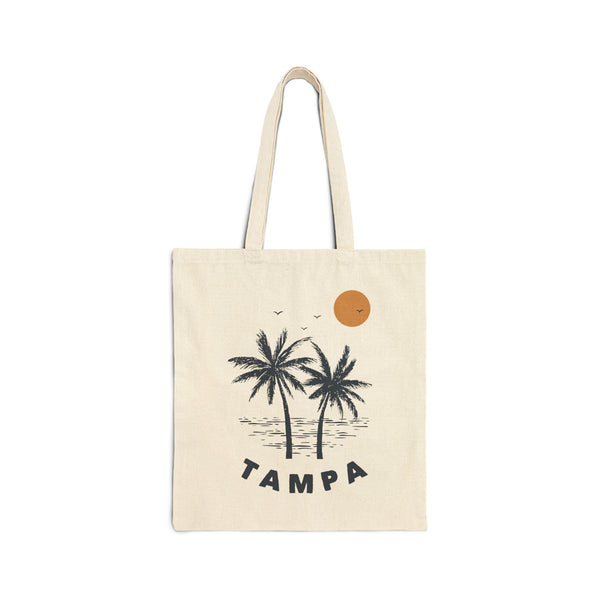 Tampa, Florida Tote Bag - Cotton Canvas Tampa Bag