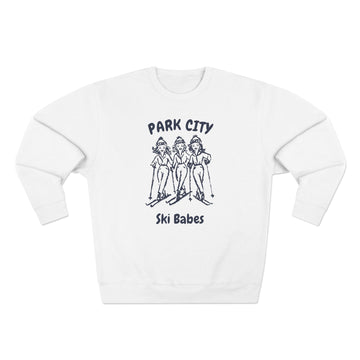 Premium Park City, Utah Ski Babes Sweatshirt - 0
