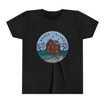 Rhode Island Youth T-Shirt - Unisex Kids Rhode Island Shirt - 0