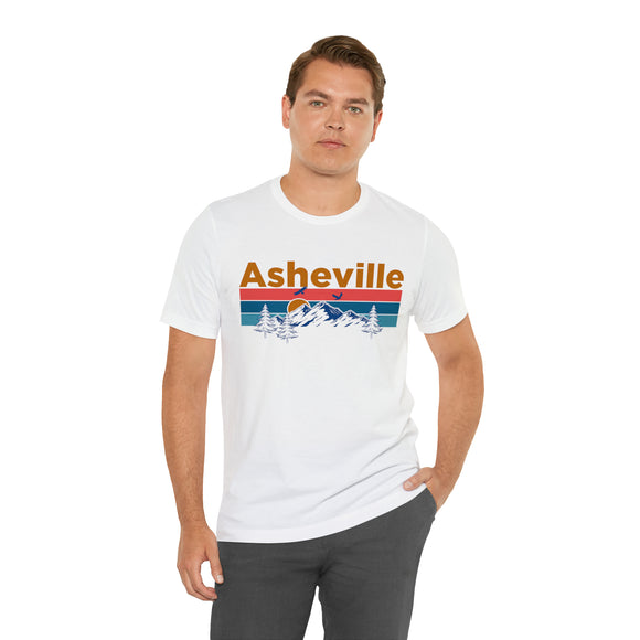 Asheville, North Carolina Shirt - Mountain Sunset Unisex Asheville T-Shirt