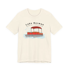 Lake Norman, North Carolina T Shirt - Pontoon Boat Tee - 0