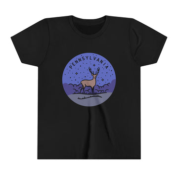 Pennsylvania Youth T-Shirt - Unisex Kids Pennsylvania Shirt - 0