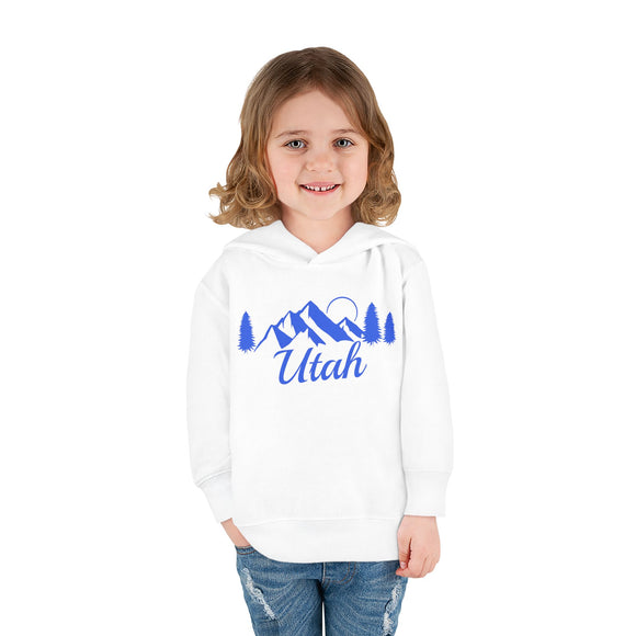 Utah Toddler Hoodie - Unisex Mountain Pullover Sweatshirt, Kids Hooded Jumper, Utah Souvenir