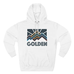 Golden, Colorado Hoodie - Retro Mountain Unisex Sweatshirt - 0