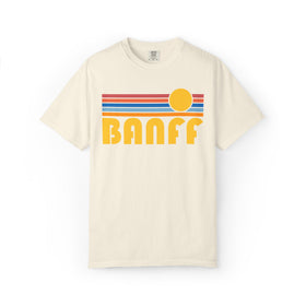 Banff, Canada Graphic Tee, Comfort Colors Retro Unisex Banff T shirt - 0