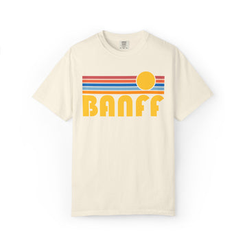 Banff, Canada Graphic Tee, Comfort Colors Retro Unisex Banff T shirt - 0