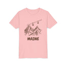 Maine Youth T-Shirt — Vintage Gondola Ski Mountain Tee-4
