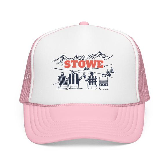 Stowe, Vermont Après-ski Trucker Hat — Foam Mesh Cap