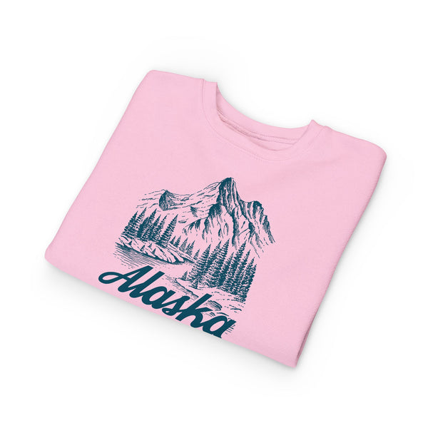 Alaska Toddler Sweatshirt - Alaska Toddler Crewneck Sweatshirt