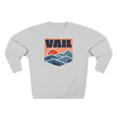 Premium Vail, Colorado Mountain Graphic Sweatshirt-3