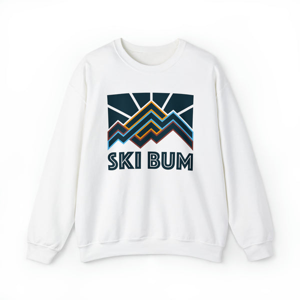 Ski Bum Sweatshirt - Unisex Ski Bum Crewneck Sweatshirt