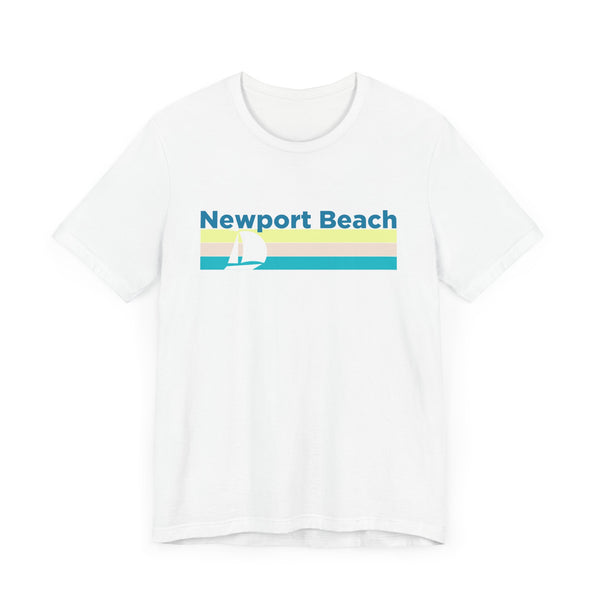 Newport Beach, California T Shirt - Sailboat Graphic Tee