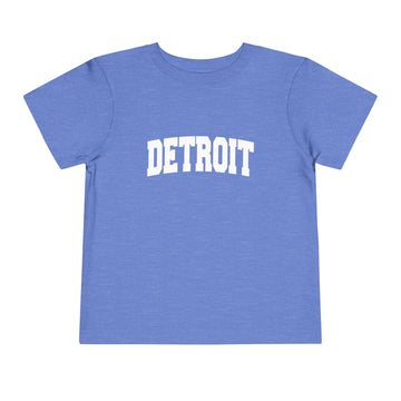 Detroit, Michigan Toddler Graphic Tee - Kids Detroit Vacation T-Shirt - 0