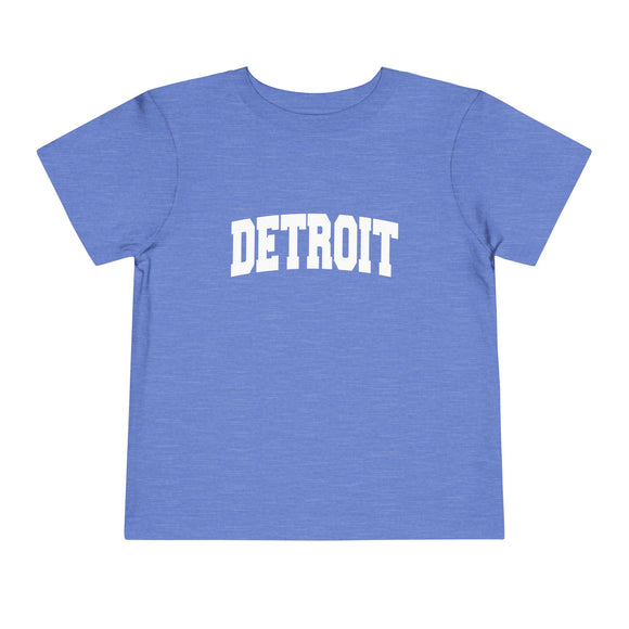 Detroit, Michigan Toddler Graphic Tee - Kids Detroit Vacation T-Shirt