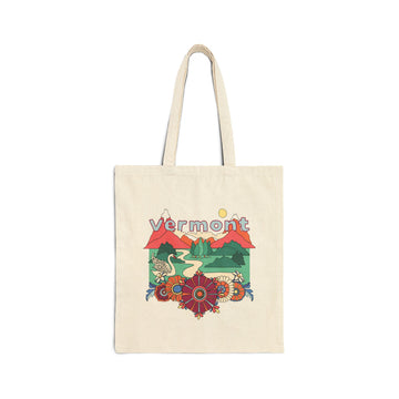 Vermont Cotton Canvas Tote Bag - 15" x 16"