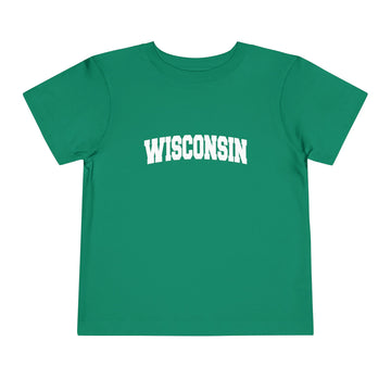 Wisconsin Toddler Graphic Tee - Kids Wisconsin Vacation T-Shirt