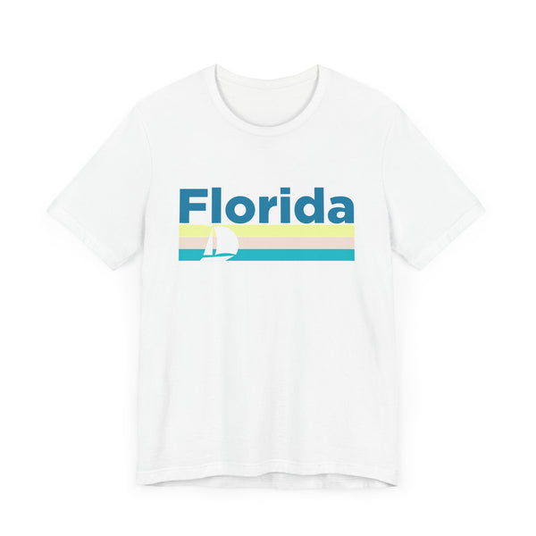 Florida T Shirt - Sailboat Graphic Florida Tee