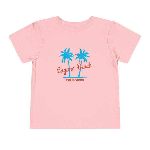 Laguna Beach, California Toddler T-Shirt - Retro Palm Tree Toddler Laguna Beach Shirt