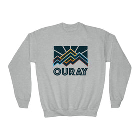 Ouray, Colorado Youth Sweatshirt - Unisex Kid's Ouray Crewneck Sweatshirt
