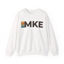 Milwaukee, Wisconsin MKE Retro Stripe Sweatshirt-1