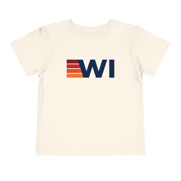 Wisconsin Toddler Tee - Retro WI T-Shirt
