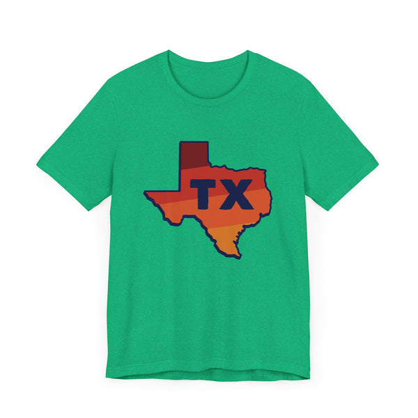 Texas T-Shirt Retro - Adult Unisex Texas T Shirt