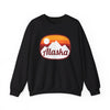 Alaska Sweatshirt - Unisex Retro Ombre Alaska Crewneck Sweatshirt