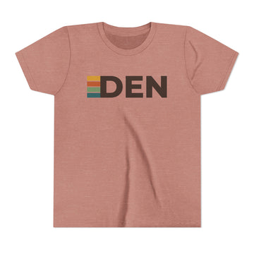 Buy heather-mauve Denver, Colorado Youth Tee - DEN T Shirt
