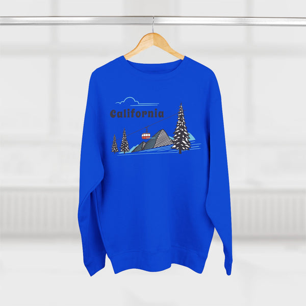 Premium California Sweatshirt Unisex Crewneck, Premium Sweatshirt, Crewneck Jumper, Ski Resort Apparel
