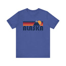 Retro Alaska T-shirt, Mountain Tee, Vintage Alaska Unisex Jersey Shirt, Outdoor Hiking Apparel-7