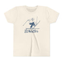 Whistler, Canada Youth Vintage Snow Ski Graphic Tee - Kids Whistler T Shirt-2