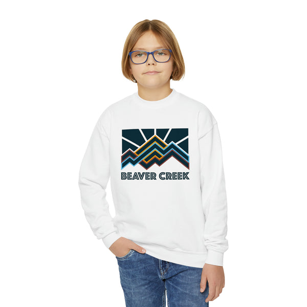 Beaver Creek, Colorado Youth Sweatshirt - Unisex Kid's Beaver Creek Crewneck Sweatshirt