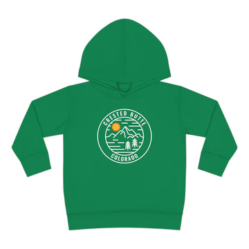 Crested Butte, Colorado Toddler Hoodie - Unisex Crested Butte Toddler Sweatshirt