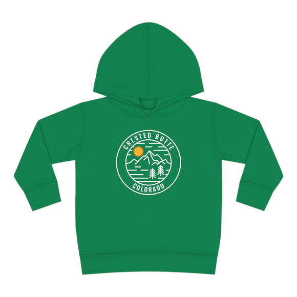 Crested Butte, Colorado Toddler Hoodie - Unisex Crested Butte Toddler Sweatshirt