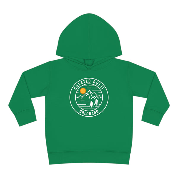 Crested Butte, Colorado Toddler Hoodie - Unisex Crested Butte Toddler Sweatshirt