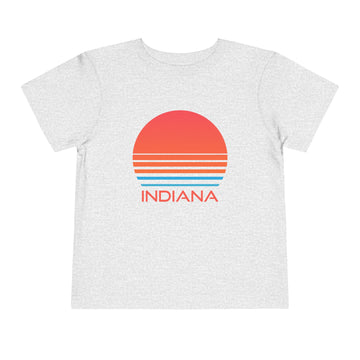 Buy athletic-heather Indiana Toddler T-Shirt - Retro 80s Unisex Toddler Indiana Shirt