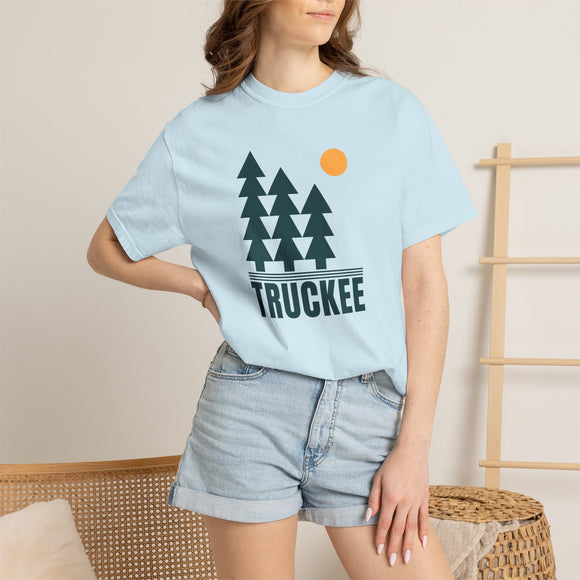 Truckee, California T-Shirt, Comfort Colors 100% Cotton Trees Tee