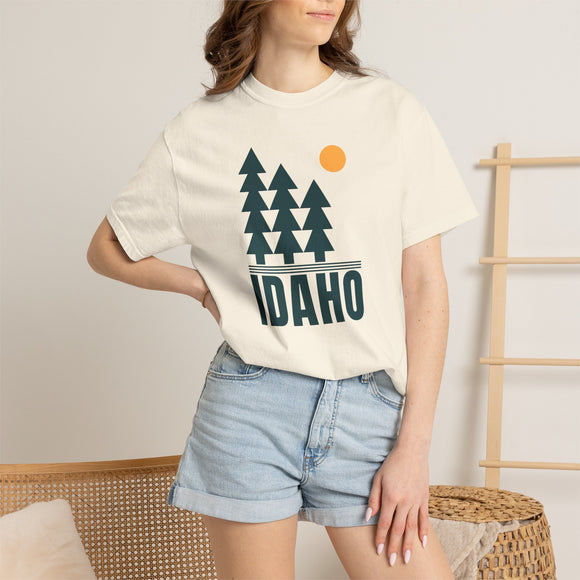 Idaho T Shirt, Comfort Colors Cotton 100% Cotton Trees Tee