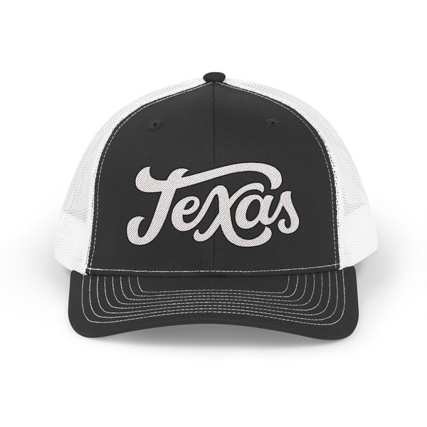 Texas Snapback Trucker Cap - Embroidered Texas Hat