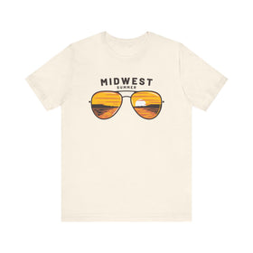 Midwest T Shirt - Sunglasses Lake Graphic Midwest Tee - 0