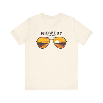Midwest T Shirt - Sunglasses Lake Graphic Midwest Tee - 0